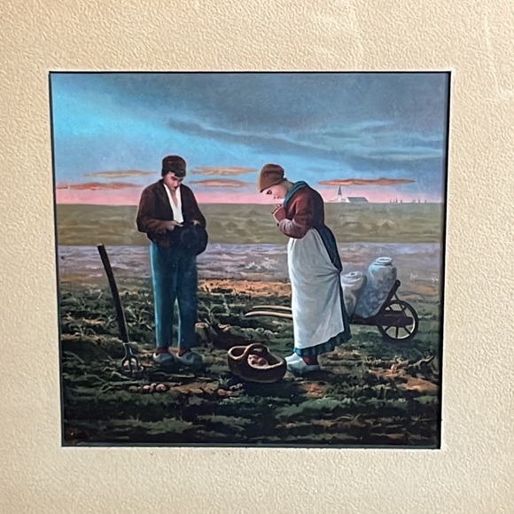 Vintage Framed Print Farmer Home Cottage Decor Wall Decor - Picture 2 of 12